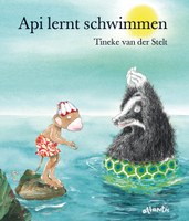 Api lernt schwimmen