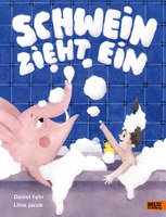 Schwein zieht ein